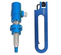 PYMUST Ensemble Repose-flèche et Amortisseur de flèche Assortis, Accessoires de réglage pour Arc recurve, kit Complet avec matériel d’Installation (Bleu 1)