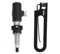 PYMUST Ensemble Repose-flèche et Amortisseur de flèche Assortis, Accessoires de réglage pour Arc recurve, kit Complet avec matériel d’Installation (Noir)