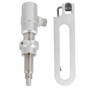 PYMUST Ensemble Repose-flèche et Amortisseur de flèche Assortis, Accessoires de réglage pour Arc recurve, kit Complet avec matériel d’Installation (Argent 1)