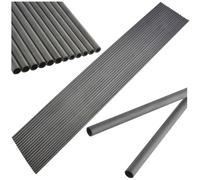 PYMUST Fût de flèche de tir à l'arc de 30 Pouces - Carbone 24T, Rectitude Standard de ±0,003 Pouce, Brut Non traité, à Monter soi-même (SP300 ID4.2MM)