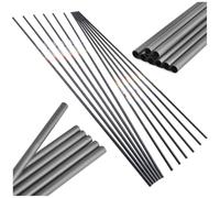PYMUST Lot de 6 ou 12 fûts de flèches en Carbone Pur de 31 Pouces (78,7 cm), diamètre intérieur 6,2 mm, rigidité 250/300/350/400/500/600, pour tir à l'arc Classique, Arc à poulies, Chasse (6, 300SP)