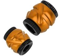 PYMUST Mira de visée réglable pour Arc à poulies - Double degré 37°, Ajustement du diamètre intérieur, Accessoire de tir à l'arc. (37°, Doré)