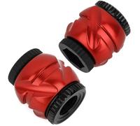 PYMUST Mira de visée réglable pour Arc à poulies - Double degré 37°, Ajustement du diamètre intérieur, Accessoire de tir à l'arc. (37°, Rouge)