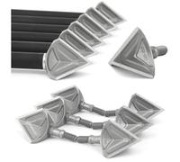 PYMUST Pointes à vis 100 Grains - Pointes aiguisées pour Chasse et tir à l’Arc, compatibles arcs Compound et recurve, Lot de 6/12/24 (24pcs, Style 1)