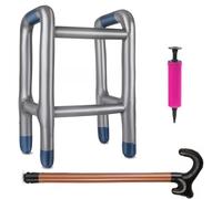 Pynzeka Cadre Gonflable Zimmer Jouet Bâton de Marche Déambulateur Cadeau Amusant pour Carnaval Cosplay Anniversaire Fête de Retraite