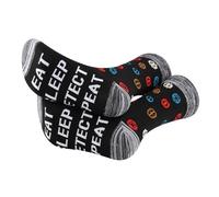 PYOUL 1 paire de bobines de détection de métaux Cadeau Manger Sommeil Détection Répétition Chaussettes Équipement de chasse au trésor Chaussette Détecteur de métaux Cadeau, 1 paire de détections