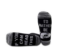 PYOUL 1 paire de chaussettes de DJ avec inscription « You Can Read This I'd Rather Be DJ » - - taille unique