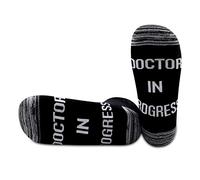 PYOUL Chaussettes de médecin Cadeau de reconnaissance Docteur en cours Chaussettes pour école médicale, remise de diplôme, Docteur en cours, M
