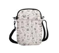 PYOUL Sac à bandoulière avec motif bouledogue français pour amoureux de bouledogue français, Bulldog français Cb