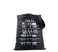 PYOUL Sac à bandoulière Bibliothèque Date d'échéance Tampon Sac fourre-tout Cadeau pour amoureux de livres Cadeau bibliothécaire Cadeau pour enseignant, Sac fourre-tout pour timbre de date