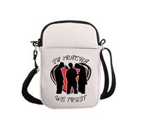 PYOUL Sac à bandoulière inspiré du K-hip-hop avec inscription « We Trust » pour fans de K-hip-hop, En 3racha Cb