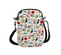 PYOUL Sac à bandoulière Palestinien pour amoureux de la Palestine, Forever Palestinian 2.0 Cb