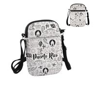 PYOUL Sac à bandoulière Porto Rico pour amoureux de Porto Rico Doodles Landmarks Sac de voyage de vacances Porto Rico, Puerto Rico Doodles Cb