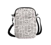 PYOUL Sac à bandoulière pour échographie et échographie, Gribouillis à ultrasons Cb