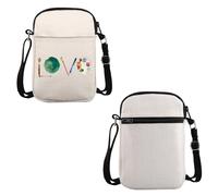PYOUL Sac à bandoulière pour professeur d'art futur, sac de voyage pour amateur d'art, Peinture Love Cb