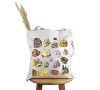 PYOUL Sac fourre-tout avec motif de roches pour amoureux du rocher, Sac fourre-tout Rocks Design, medium