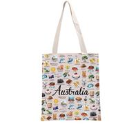 PYOUL Sac fourre-tout de voyage australien pour amoureux de l'Australie Sac à main Sac à main australien Cadeau tourisme Australie Cadeau de vacances, Sac de voyage Australie, Large