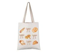 PYOUL Sac fourre-tout pour amateur de pain Coquette Pain Baker Sac à main pour amateur de pâtisserie, Sac à pain Coquette, medium