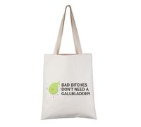 PYOUL Sac fourre-tout pour le retrait de la vésicule biliaire Mauvais B* Don't Need A Gallbladder Sac fourre-tout Cancer de la vésicule biliaire Sac à main Chirurgie Récupération Cadeau, Besoin d'un