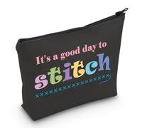 PYOUL Trousse à maquillage avec motif « It's A Good Day to Stitch », Sac Day to Stitch EU