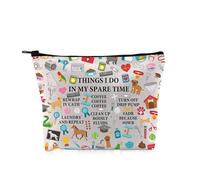 PYOUL Trousse de maquillage amusante pour vétérinaire avec inscription « In My Spare Time Rewrap IV Cath », Rewrap Iv Cath Sac