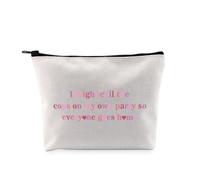 PYOUL Trousse de maquillage avec citation humoristique « I Might Call The Cops », Sac Call the Cops
