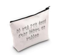 PYOUL Trousse de maquillage avec inscription « If You Can Read This Bring Me Coffee », Sac à café Bring Me