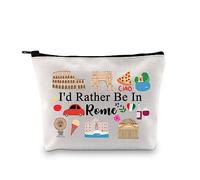 PYOUL Trousse de maquillage de voyage Rome Trousse de maquillage Rome Voyage Trousse de maquillage Rome Voyage Cadeau souvenir Cadeau d'amant de Rome Cadeau de camping, Rome B Eu