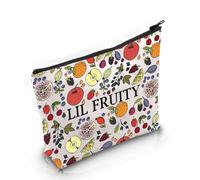 PYOUL Trousse de maquillage LGBTQ inspirée de la fierté gay lesbienne avec inscription « That's A Little Fruity », Un petit sac fruité