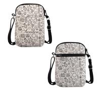 PYOUL Trousse de maquillage Motif drapeau suédois avec inscription « I'd Rather Be in Sweden », Sweden Doodles Cb