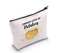 PYOUL Trousse de maquillage pour amateurs de pommes de terre, Sac pour morceaux de pommes de terre