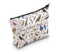 PYOUL Trousse de maquillage pour amoureux des oiseaux de Nouvelle-Zélande, Sac oiseaux de Nouvelle-Zélande
