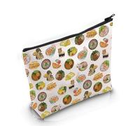 PYOUL Trousse de maquillage pour amoureux du Vietnam Motif nourriture vietnamienne, Sac alimentaire Vietnam