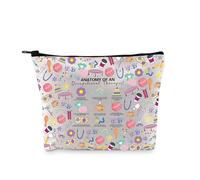 PYOUL Trousse de maquillage pour ergothérapeute - Cadeau de remerciement - Anatomie d'un ergothérapeute - Trousse de maquillage OT - Cadeau de remise de diplôme, Un sac de travail