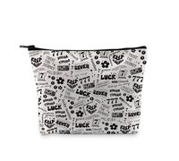 PYOUL Trousse de maquillage spirituelle avec ange 17,8 x 17,8 cm, Sac de 7 x 7 cm