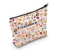 PYOUL Trousse de maquillage Taiwan Lover Gift I'd Rather Be in Taiwan Vacation Trip Cosmetic Bag Taiwan Merch, Be in Taiwan Bag