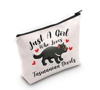 PYOUL Trousse de maquillage Tasmanian Devil Lover Gift Who Loves Tasmanian Devil Fan, Sac Diables de Tasmanie