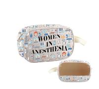 PYOUL Trousse de toilette transparente pour femme en anesthésie, Femmes en anesthésie Mb