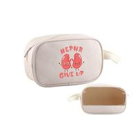 PYOUL Trousse de toilette transparente pour néphrologie des reins, cadeau pour infirmière, néphrologie, Nephr Give Up Mb