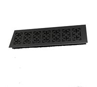 PYouo-Petite Bouche d'aération, 80mm, Aluminium Air Vent Grille Couverture, Motif en nid d'abeille Fleur de Neige Rectangle, Or, Argent, Noir, Chaussures Meubles Closet Cabinet, Accessoires de décora