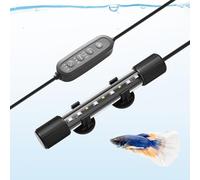 PYPABL 18cm Lampe pour Aquarium 24/7 avec LED RGBW à Spectre Complet, Rampe pour Aquarium Etanche IP68 avec Régulation de Luminosité, Minuterie et Ajustement de Couleur