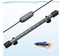 PYPABL 38cm Lampe pour Aquarium 24/7 avec LED RGBW à Spectre Complet, Rampe pour Aquarium Etanche IP68 avec Régulation de Luminosité, Minuterie et Ajustement de Couleur