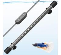 PYPABL 48cm Lampe pour Aquarium 24/7 avec LED RGBW à Spectre Complet, Rampe pour Aquarium Etanche IP68 avec Régulation de Luminosité, Minuterie et Ajustement de Couleur