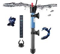 PYPABL Chauffage pour Aquarium 25W 50W 100W 200W 300W Chauffage Submersible en Verre pour Aquariums de 10 à 300 litres pour Poissons et Tortues (100W)