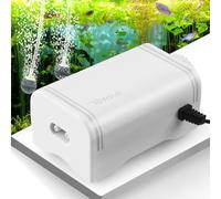 PYPABL Pompe à Air Aquarium 4W, Pompe à Oxygène Silencieuse, Aérateur Puissant pour Aquarium Jusqu'à 400L, Kit Complet Bulleur d'air pour Poissons avec Tuyau et Pierres à Air