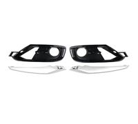 PYPFQUMQGR Grille Calandre Antibrouillard Cadre De Phare Antibrouillard Avant pour B&MW Série 3 F30 320 328 335 2012-2015 (Gauche et Droite)