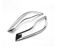 PYPFQUMQGR Grille Calandre Antibrouillard pour CR-V CRV 5e Génération 2017 2018 ABS Chrome Voiture Arrière Feu Antibrouillard Arrière Garniture Cadre Style Autocollant Couverture Accessoires