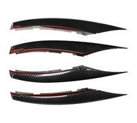 PYPFQUMQGR Spoiler Avant Voiture Garnitures De Phares Antibrouillard Avant pour Mercedes pour Benz Classe A W177 V177 A180 A200 A220 A250 2019-2023(Carbon Fiber Look)