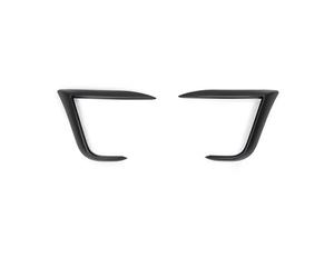 PYPFQUMQGR Spoiler Avant Voiture pour Tesla pour Model Y pour Juniper 2025 Voiture Avant Lèvre Antibrouillard Lame De Vent Pelle Becquet(Wind Blade Matte)