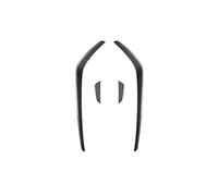 PYPFQUMQGR Spoiler Avant Voiture pour VW pour Golf 7.5 GTI 2017 2018 2019 Aileron Avant Grille D'aération Latérale Garniture De Sortie d'air(Carbon Black)